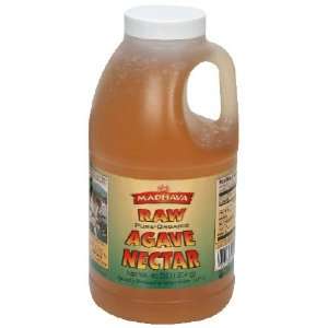  Madhava Honey Nectar Agave, Raw, 46 Ounce (Pack of 6 