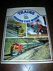 VINTAGE TRAINS AROUND THE WORLD 1972 TRAIN PHOTO BOOK  