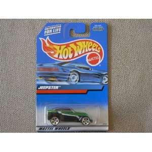  Hot Wheels 2000 #140 Jeepster with Red Banner Card and All 
