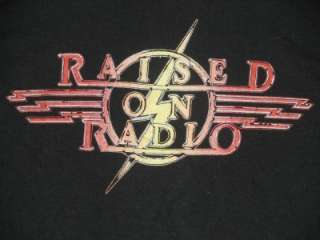 Vintage 80s Journey Raised On Radio Rock Band T Shirt  
