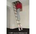 85m Telescopic Ladder with Safety Stabiliser & Bag  