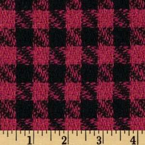  62 Wide Polyester Blend Boucle Suiting Houndstooth 