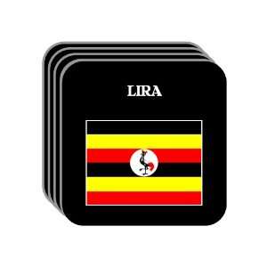  Uganda   LIRA Set of 4 Mini Mousepad Coasters 