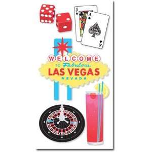  Las Vegas Sticker Sheet Arts, Crafts & Sewing