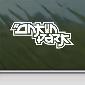  Linkin Park Cool Rock Band Logo White Sticker Laptop Vinyl 