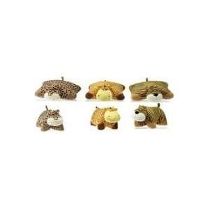  18 Transformable Jungle Animal Pillows Case Pack 6