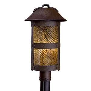  Lander Heights Outdoor Post Lantern in Forged Bronze