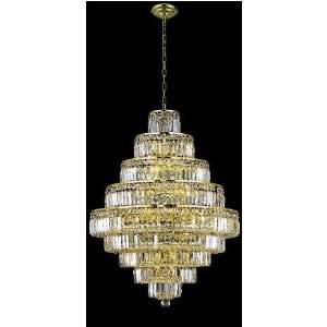 Elegant Lighting 2038D30G/SA chandelier: Home Improvement