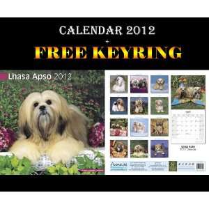  Lhasa Apso Dogs Calendar 2012 + Free Keyring AVONSIDE 