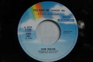 45PS~JAPAN IMPORT~KIM WILDE~SAY YOU REALLY WANT ME / YOU KEEP ME 