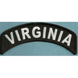  VIRGINIA STATE ROCKER Embroidered NEW Biker Vest Patch 