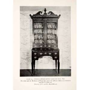 1939 Prints Secretary Desk Cabinet Furniture Duncan Phyfe Lattimer 