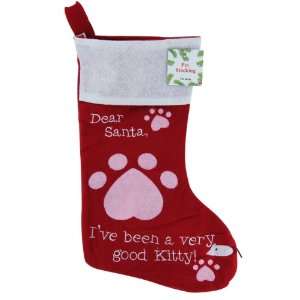    Inch Ive been a very good Kitty Pet Cat Stocking