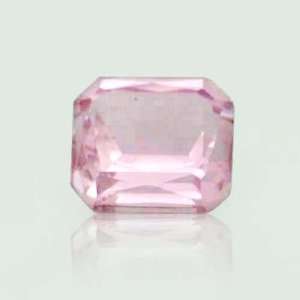  Emerald Cut Kunzite Pink Facet 19.55 ct Natural Gemstone Jewelry