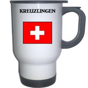 Switzerland   KREUZLINGEN White Stainless Steel Mug 