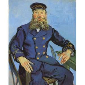  PORTRAIT OF JOSEPH ROULIN BY VINCENT VAN GOGH SMALL POSTER 