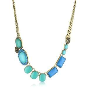  Rachel Leigh Brass Plated Layer Necklace Jewelry