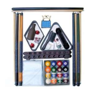 Billiard Pool Table Accessory Kit W/ Traditional Style Ball Set 