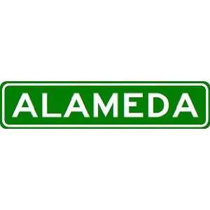  ALAMEDA City Limit Sign   High Quality Aluminum Sports 