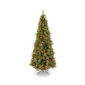   Slim Hinged 7.5 Foot Christmas Tree with 400 Lights   Tree Shop