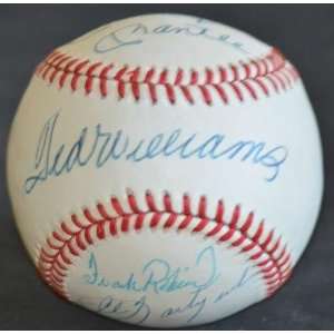 Autographed Carl Yastrzemski Baseball   Triple Crown Mantle Williams 