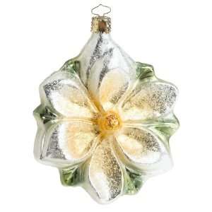 Ornaments To Remember Magnolia Hand Blown Glass Ornament:  