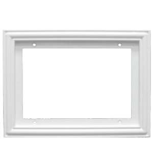 : White Standard Frame (3 Numbers) for 3x6 Ceramic Tile House Address 