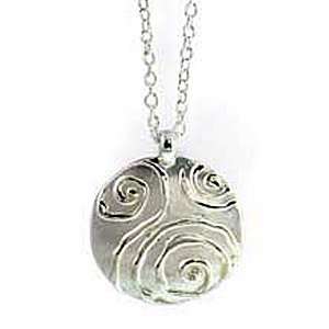  Celtic Swirl Pendant   Sterling Silver Jewelry