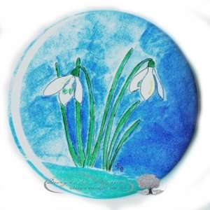  Easter Basket Stuffer   Flat Art Purse or Pocket Mirror 