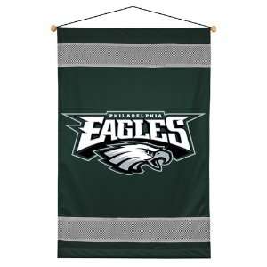   Eagles NFL Side Line Collection Wall Hanging: Sports & Outdoors
