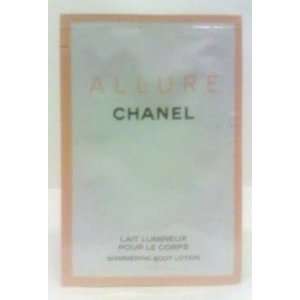    Chanel Allure for Women 7 Ml Shimmering Body Lotion Sample Beauty