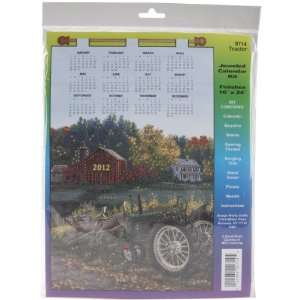  Tractor 2012 Calendar Felt Applique Kit 16X24 Kitchen 