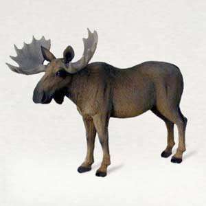  Moose Figurine   Moose Bull   Wild Life Figurine 