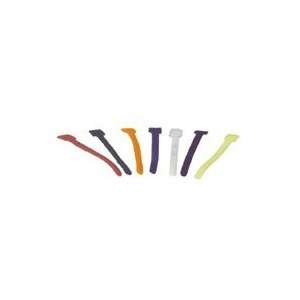 Yellow Velcro Cable Tie .3in x 6in 25 pieces per pack:  