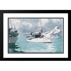   Double Matted Fishing Boats, Key West:  Sports & Outdoors