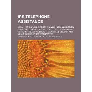  IRS telephone assistance quality of service mixed in the 