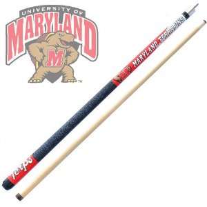  Maryland Terrapins College Logo Two piece Cue Stick 