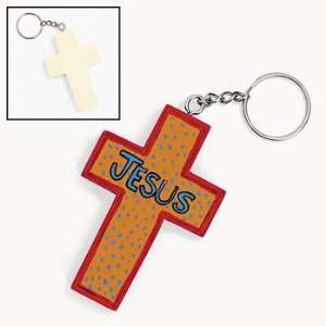  Design Your Own Wood Cross Key Chains   Craft Kits & Projects 