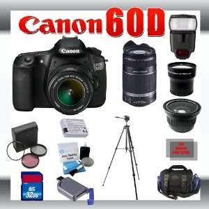  DSLR Camera with Canon 18 55mm and 55 250mm Lens for Canon Digital 