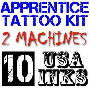  Tattoo Starter Apprentice Training Kit Equipment SET US 