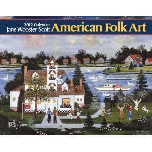  American Folk Art 2012 Wall Calendar: Office Products