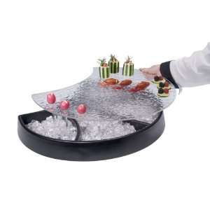  Chilled Platter W/ Textured Acrylic Insert   TR241
