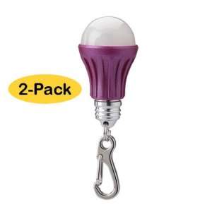  Neiko 2 Pack Keychain LED Light Bulb Charm Flashlight 