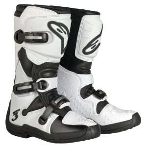  Womens Stella Tech 3 Boots White/Black Size 7 Alpinestars 