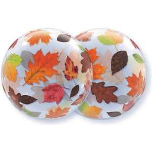  22 Inch Fall Leaves 3D Bubble Balloons Toys & Games