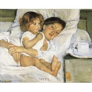  Breakfast in Bed by Mary Cassatt 11x9