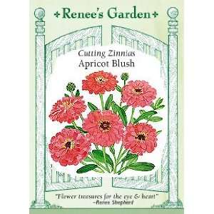  Zinnia   Apricot Blush Seeds Patio, Lawn & Garden