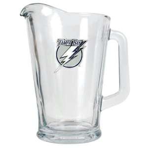   Bay Lightning NHL 60oz Glass Pitcher   Primary Logo