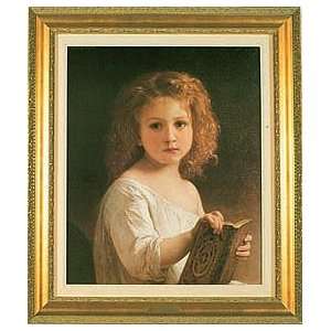  Story Book, The By Bouguereau, Adolphe William 1825 1905 