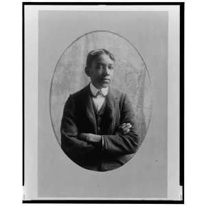    Young African American man,with arms crossed